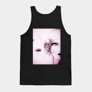 LILAC GIFT SHOP PRINT 70S FACE FASHION TWIN ART DECO POSTER Tank Top